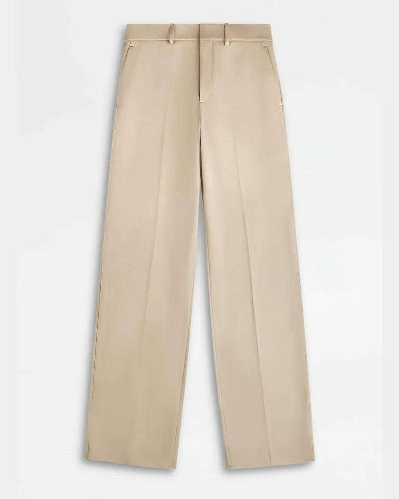 TOD'S Hose aus Baumwolle, BEIGE Trousers Beige
