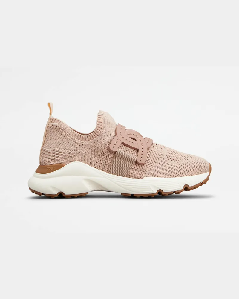 TOD'S Slip-on-Sneakers Kate aus Stoff, ROSA Shoes Rosa