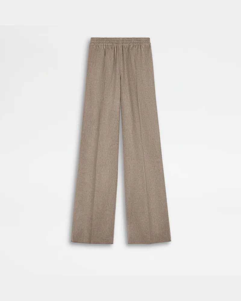 TOD'S Hose aus einer Kaschmirmischung, BEIGE Trousers Beige