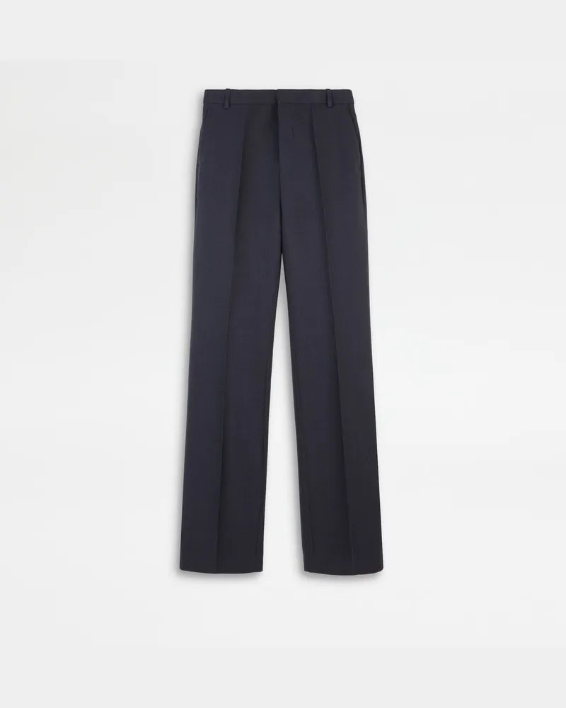 TOD'S Hose aus Wollgabardine, BLAU Trousers Blau