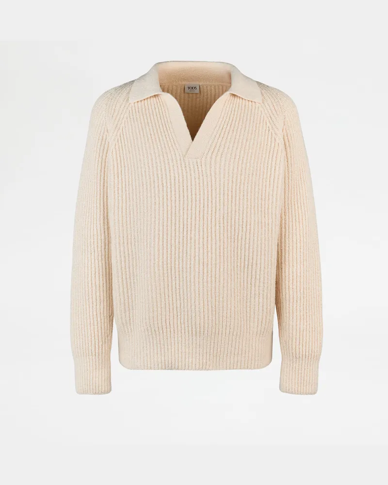TOD'S Pullover aus Baumwolle, CREME, XX - Knitwear Creme