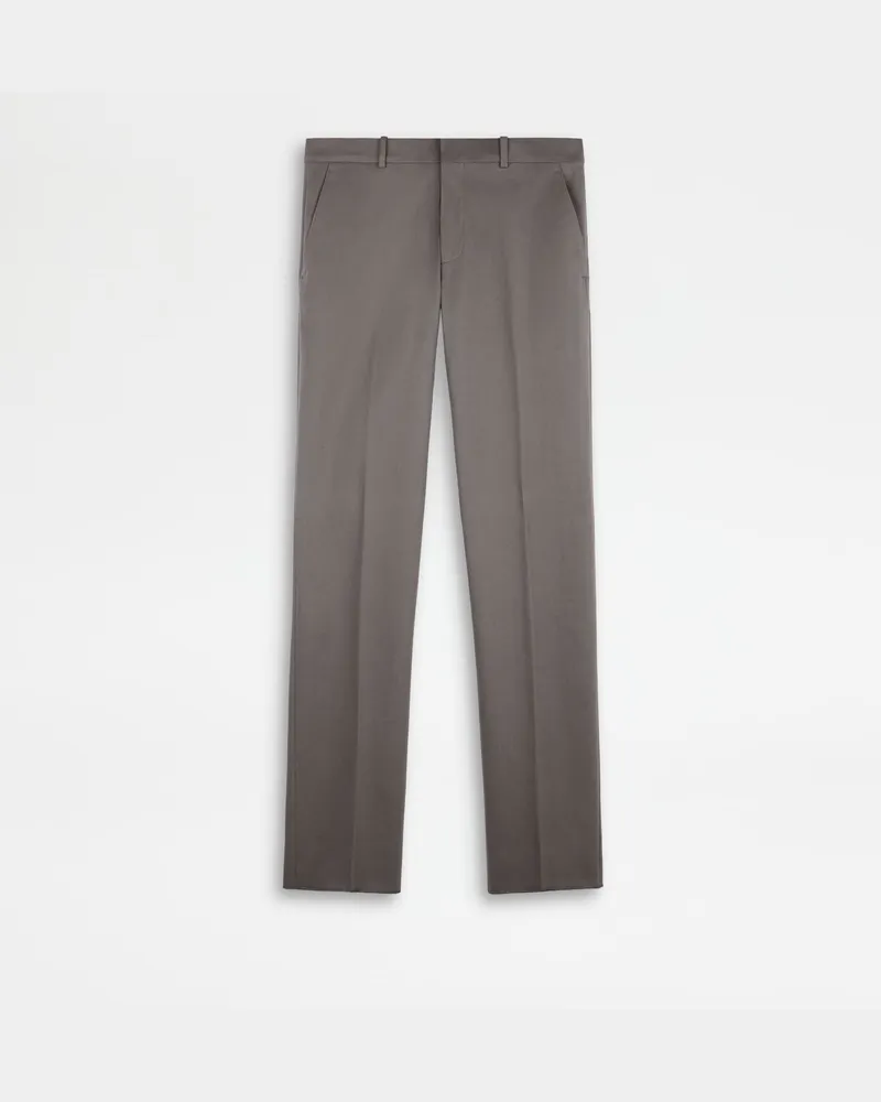 TOD'S Chinohose aus Baumwolle, GRAU Trousers Grau