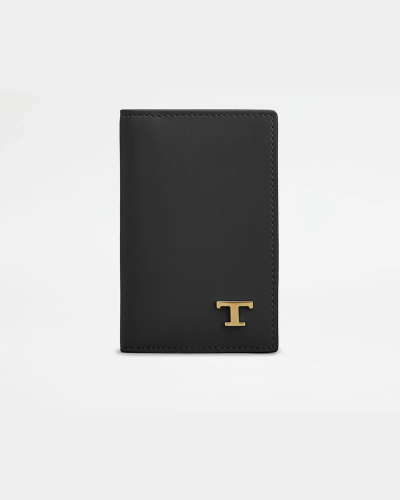 TOD'S Kartenetui Tod's aus Leder, SCHWARZ,  - Wallets Schwarz