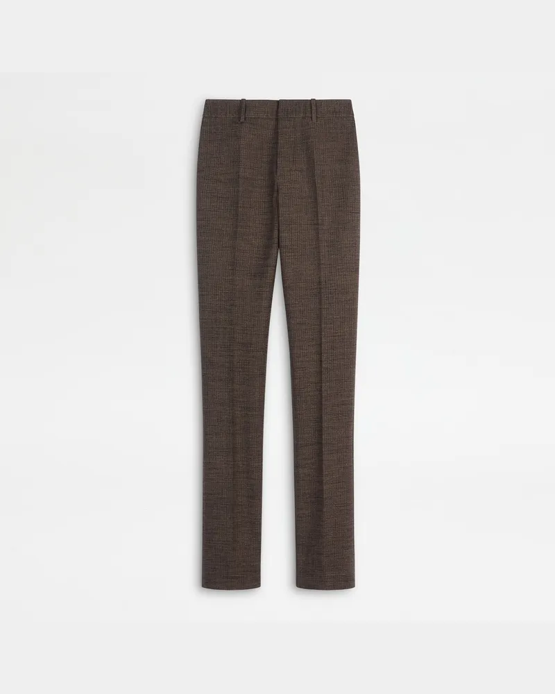 TOD'S Pantaloni Misto Cotone, BRAUN Trousers Braun