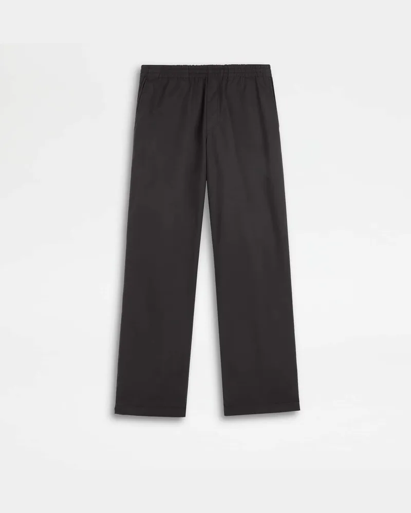 TOD'S Hose aus Baumwolle mit Tunnelzug, GRAU Trousers Grau