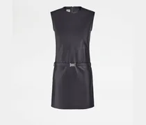 Minikleid aus Leder, SCHWARZ Clothing