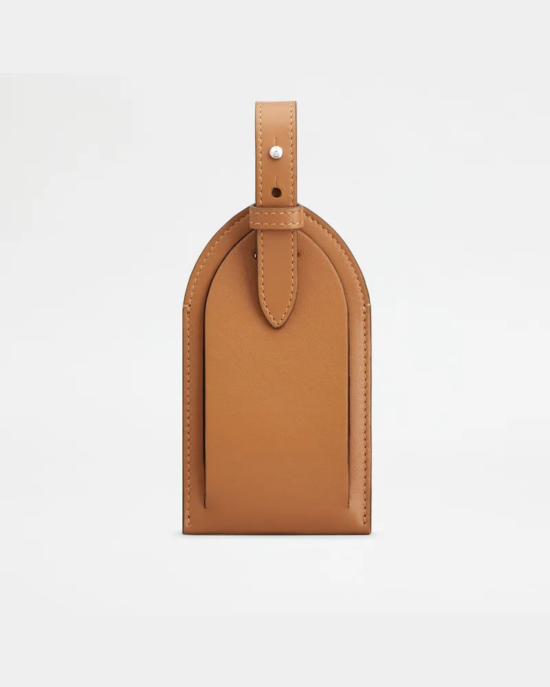 TOD'S Adressanhänger aus Leder, BRAUN,  - Wallets Braun