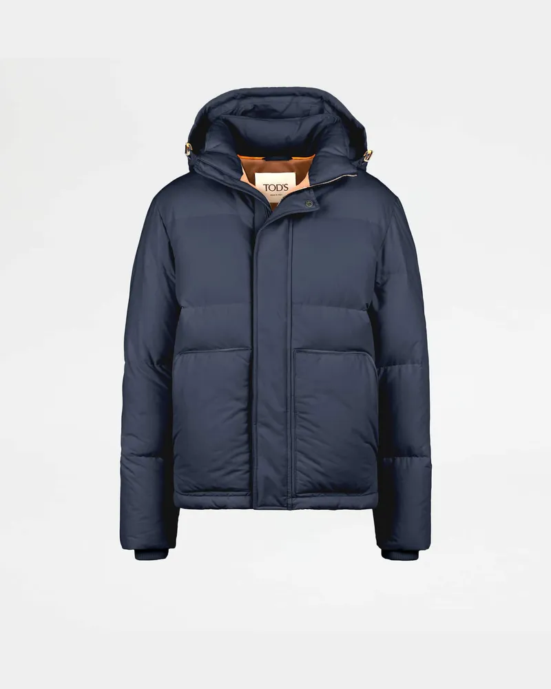 TOD'S Daunenjacke mit Kapuze, BLAU, XX - Coat / Trench Blau