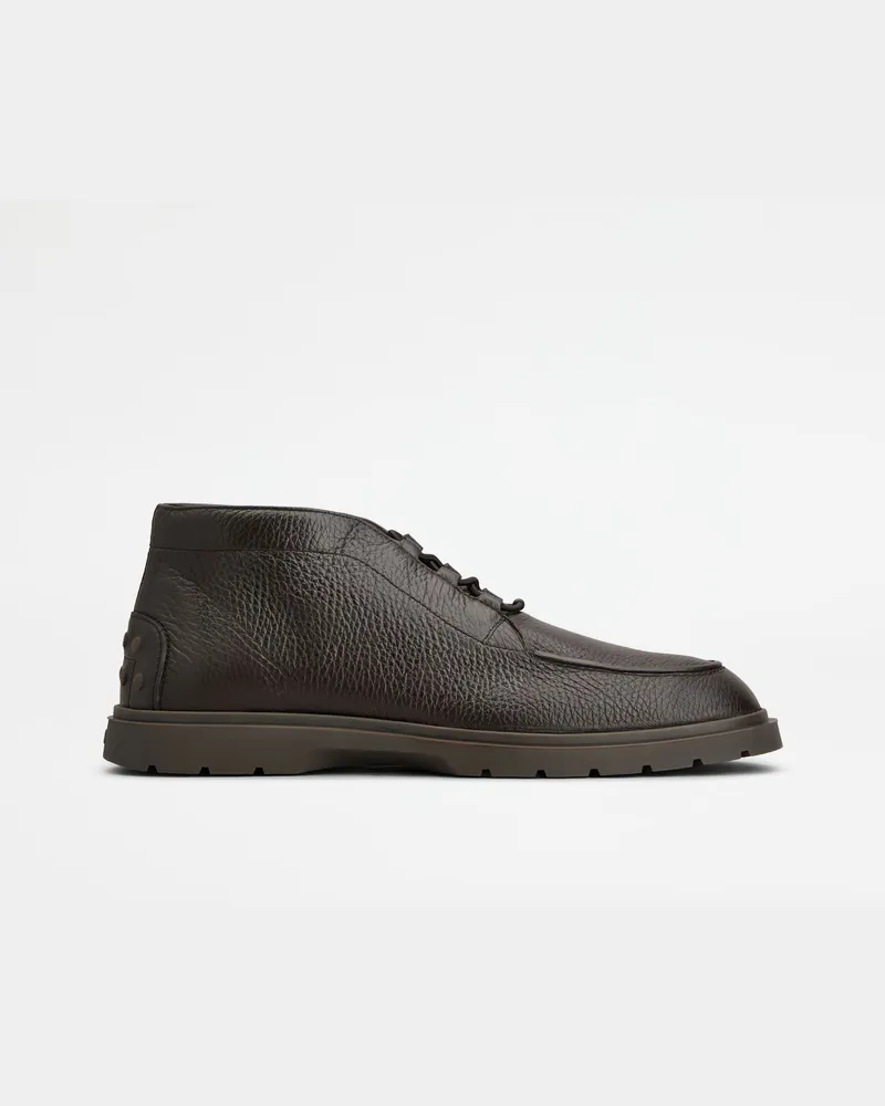 TOD'S Desert Boots aus Leder, BRAUN Shoes Braun