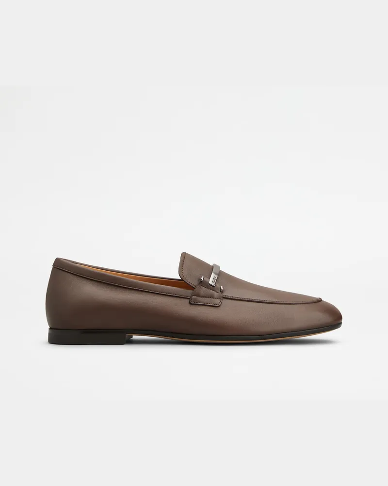 TOD'S Loafers aus Leder, BRAUN Shoes Braun