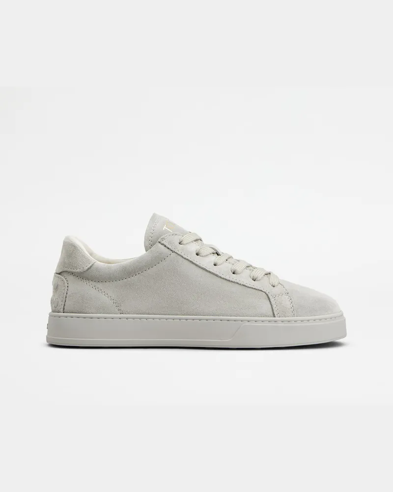 TOD'S Sneakers aus Veloursleder, GRAU Shoes Grau