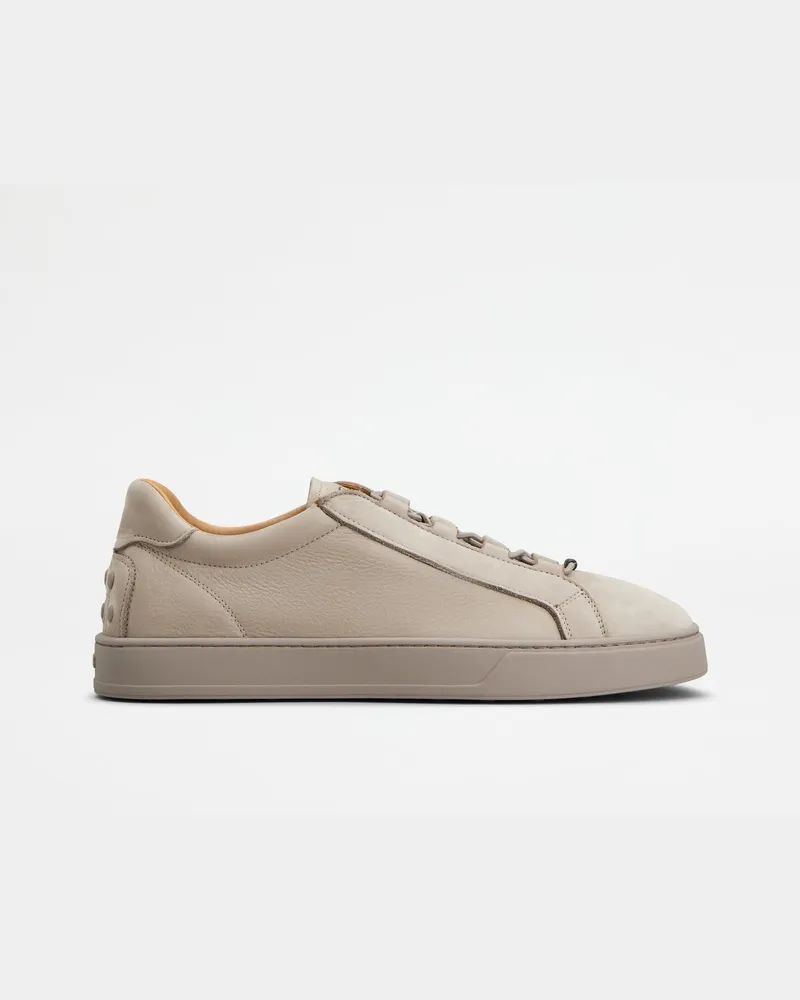 TOD'S Sneakers aus Nubukleder, GRAU Shoes Grau