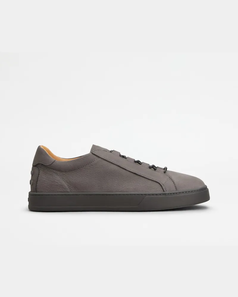 TOD'S Sneakers aus Nubukleder, GRAU Shoes Grau