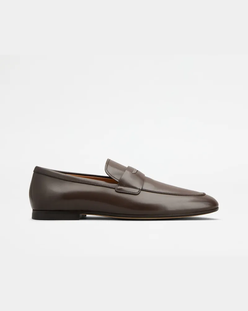 TOD'S Loafers aus Leder, BRAUN Shoes Braun