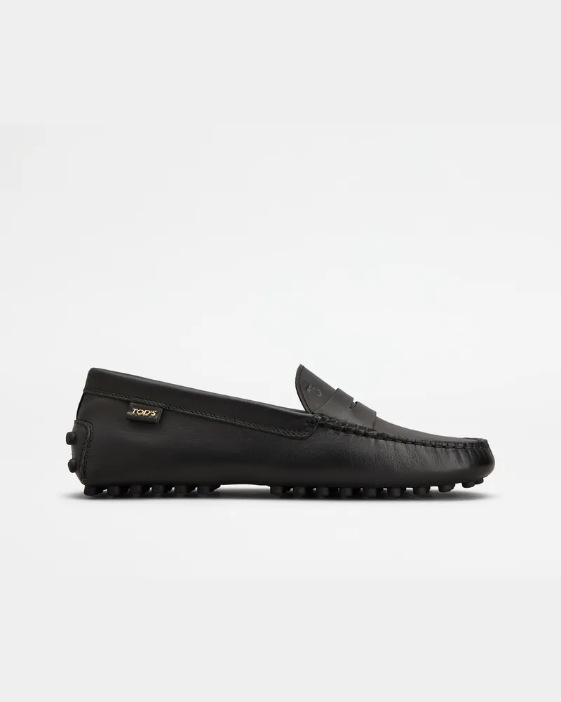 TOD'S Mokassins Gommino aus Leder, SCHWARZ Shoes Schwarz
