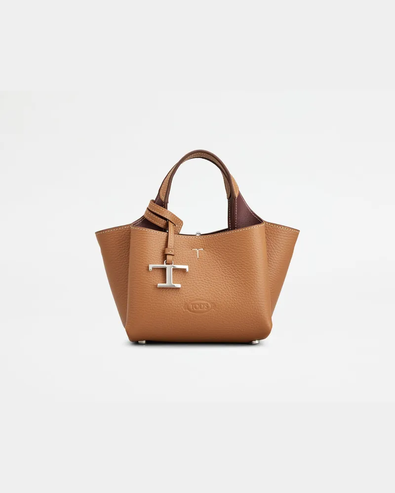TOD'S Tasche aus Leder Micro, BORDEAUX,BRAUN,  - Bags Bordeaux