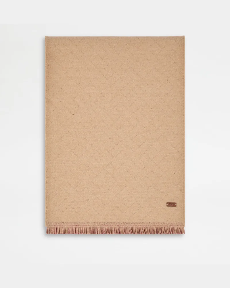 TOD'S Schal aus Wolle, BEIGE,  - Bags Beige