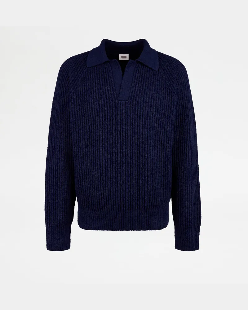 TOD'S Pullover aus Baumwolle, BLAU, XX - Knitwear Blau
