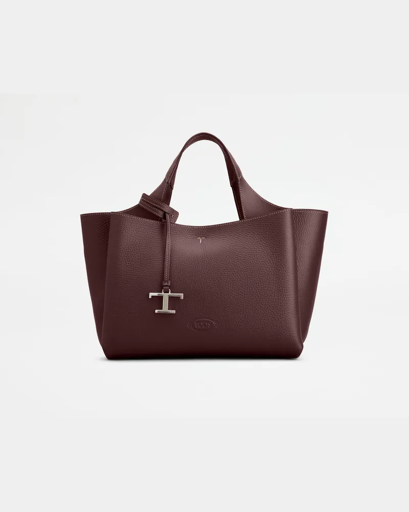 TOD'S Tasche aus Leder Mini, BORDEAUX,  - Bags Bordeaux