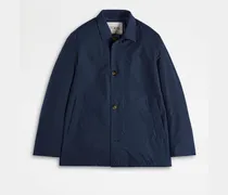 Car Coat aus Stretch-Nylon, BLAU Coat / Trench