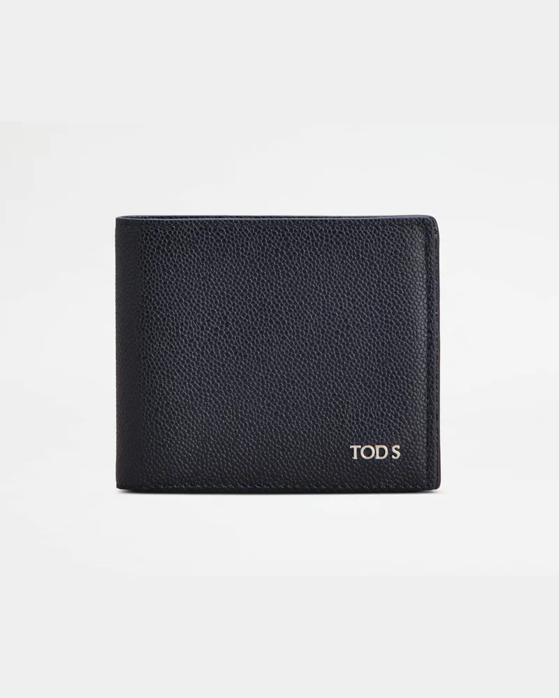 TOD'S Portemonnaie aus Leder, BLAU,  - Wallets Blau