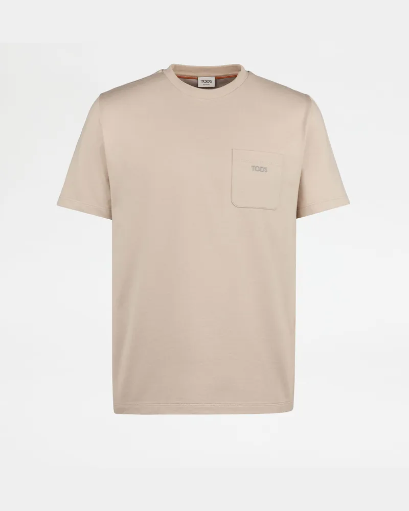 TOD'S T-Shirt aus Jersey, CREME, XX - Shirts Creme