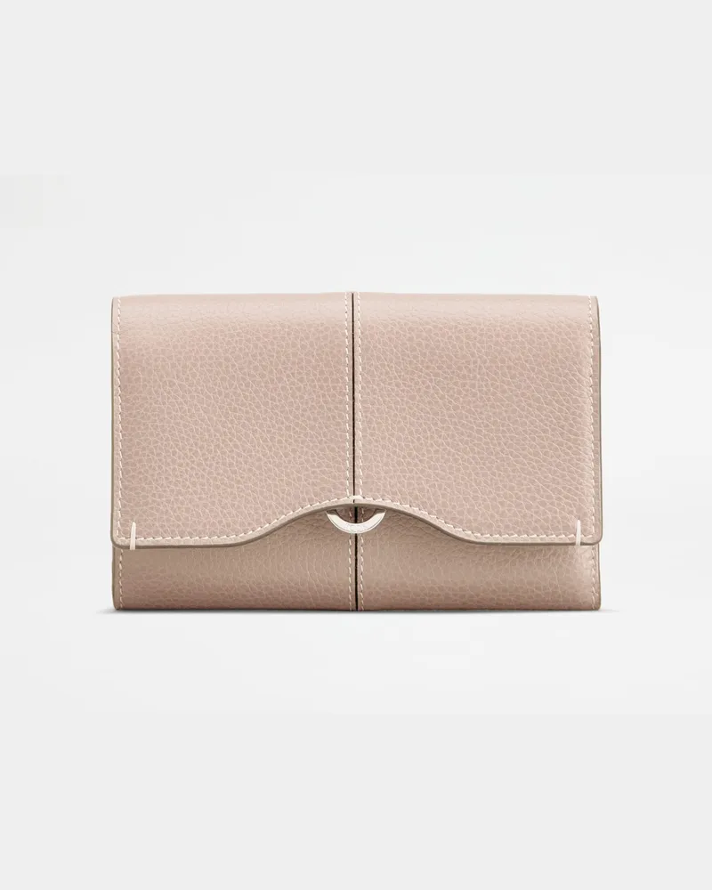 TOD'S Portemonnaie aus Leder, ROSA,  - Wallets Rosa