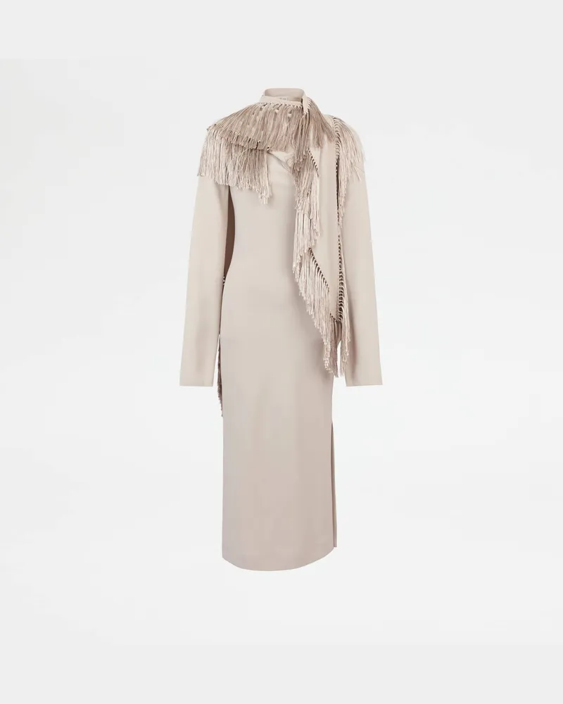 TOD'S Kleid aus einer Wollmischung, CREME Clothing Creme