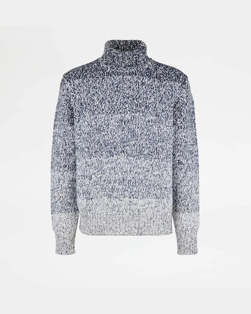 TOD'S Rollkragenpullover aus einer Kaschmirmischung, BLAU, XX - Knitwear Blau