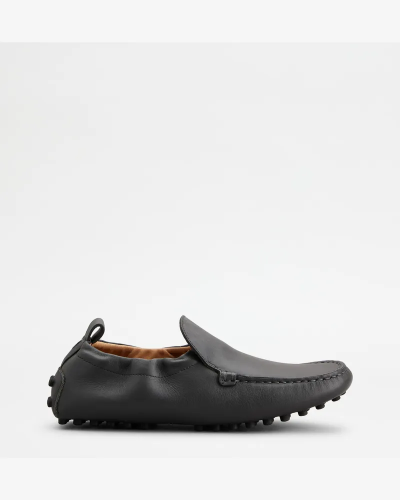 TOD'S Mokassins Gommino Glove aus Leder, GRAU Shoes Grau