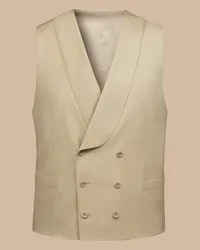 Charles Tyrwhitt Cutaway-Anzugweste Sandfarben Sandfarben