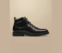 Lederstiefel mit Gummisohle