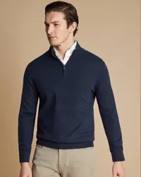 Charles Tyrwhitt Kaschmirpullover Marineblau