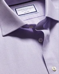 Charles Tyrwhitt Bügelfreies Kensington Hemd Purple