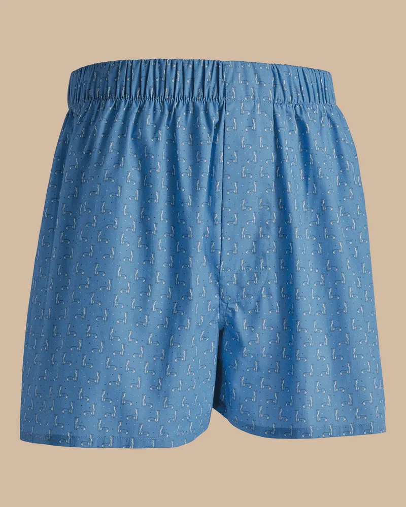 Charles Tyrwhitt Gewebte Boxershorts Blau