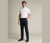 Garment-dyed Chino Marineblau