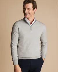 Charles Tyrwhitt Troyer aus Merino Silber Silber