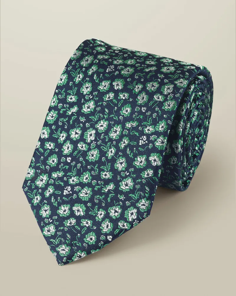 Charles Tyrwhitt Krawatte aus Seiden Grün