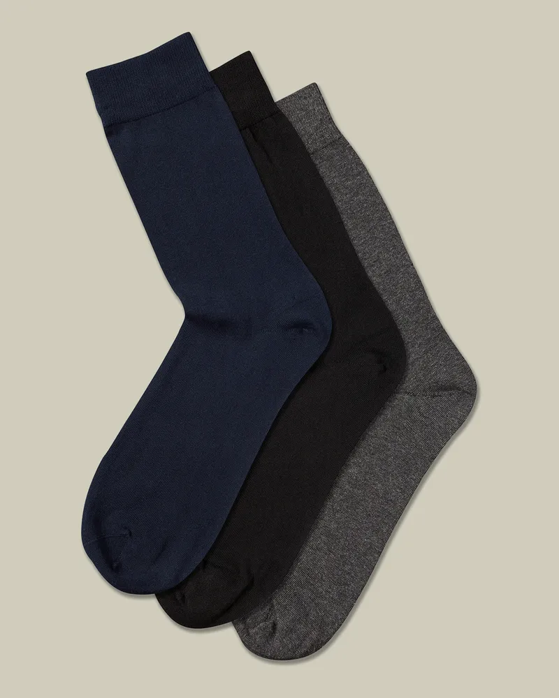 Charles Tyrwhitt 3er-Pack Socken Mehrfarbig
