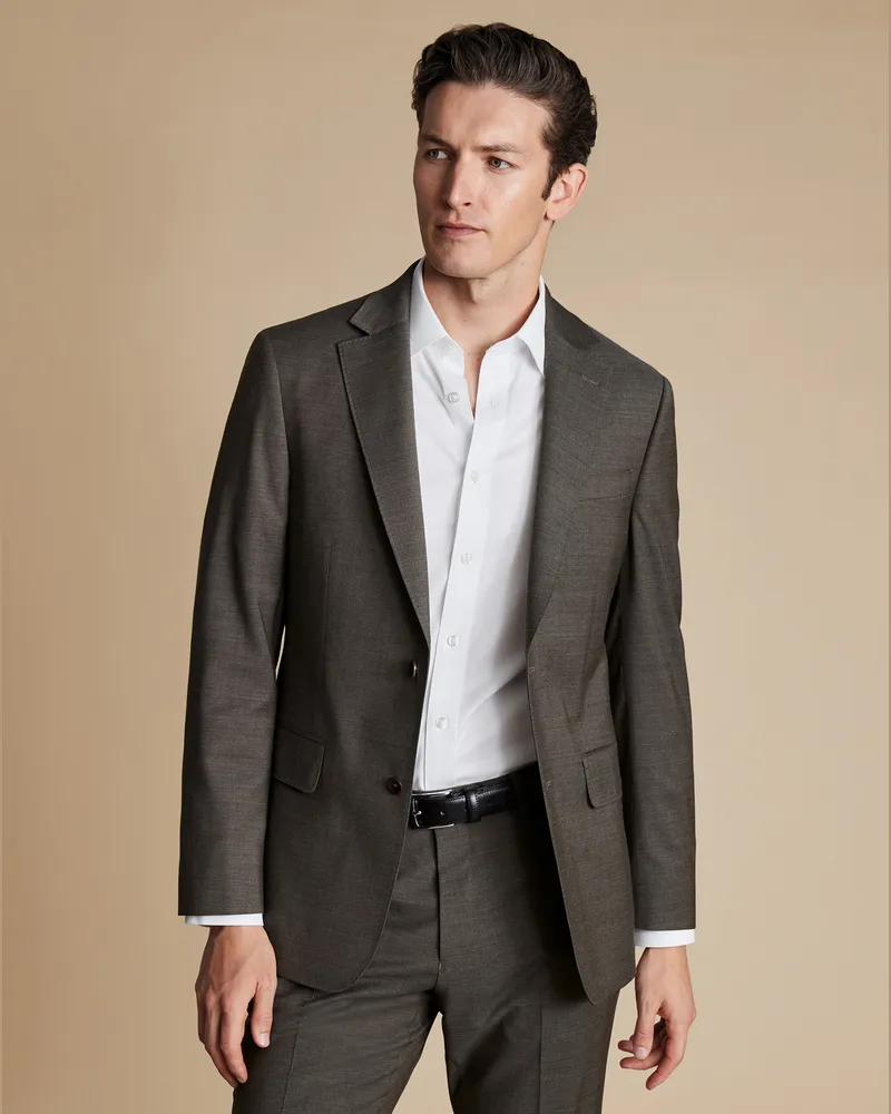 Charles Tyrwhitt Italienisches Sanzug-Sakko Neutral