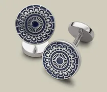 Gemusterte Emaille-Manschettenknöpfe