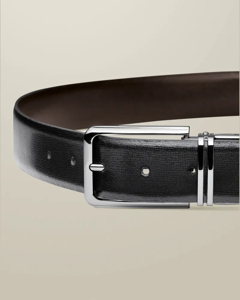 Charles Tyrwhitt Eleganter Gürtel Braun