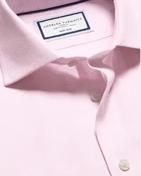 Charles Tyrwhitt Bügelfreies Kensington Hemd Rosa