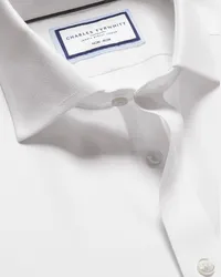 Charles Tyrwhitt Bügelfreies Kensington Hemd Weiß