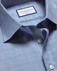 Charles Tyrwhitt Bügelfreies Twill-Hemd Indigo