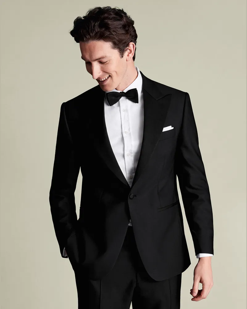 Charles Tyrwhitt Smokingsakko Schwarz
