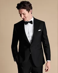 Charles Tyrwhitt Smokingsakko Schwarz