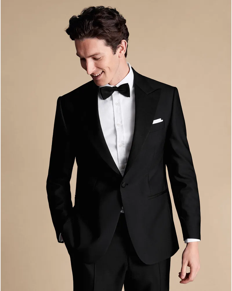 Charles Tyrwhitt Smokingsakko Schwarz