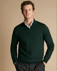 Charles Tyrwhitt Troyer aus Merino Waldgrün Grün