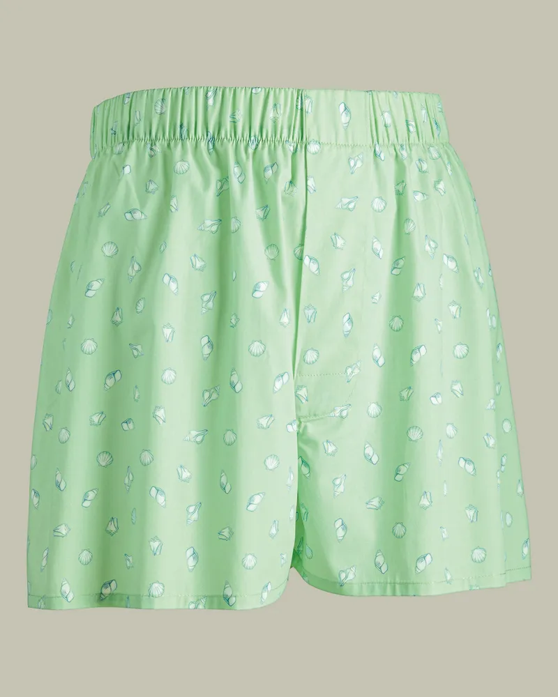 Charles Tyrwhitt Gewebte Boxershorts Grün